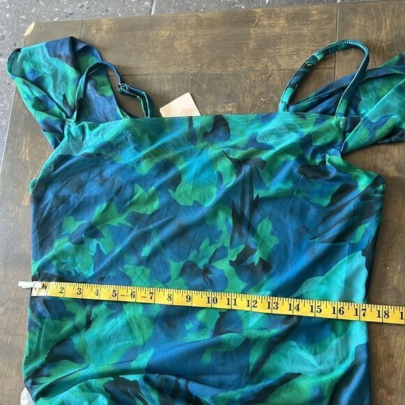 NWT Spaghetti Strap Long Summer Floral Sexy Backless Formal Wedding Guest Dress - Picture 12 of 15